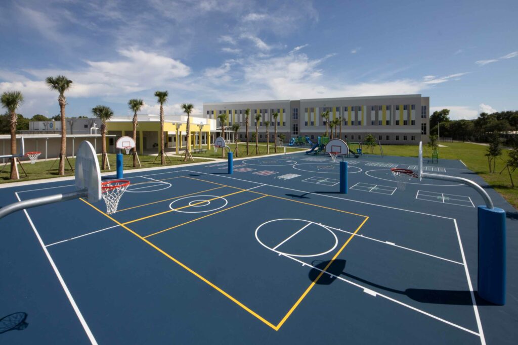 SDPBC Blue Lake Elementary School Basketball Court