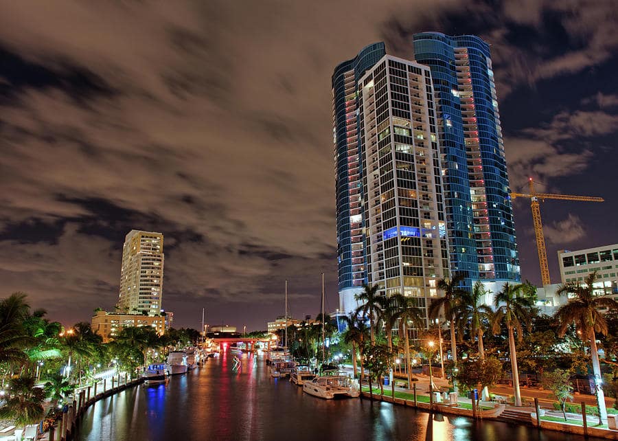 fort lauderdale at night
