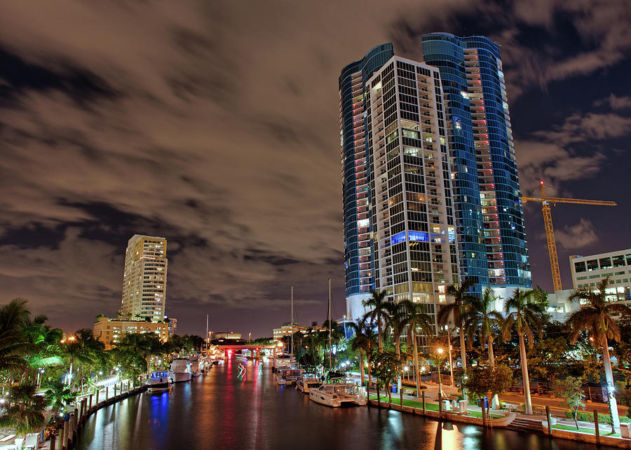 South Florida Fort Lauderdale at Night