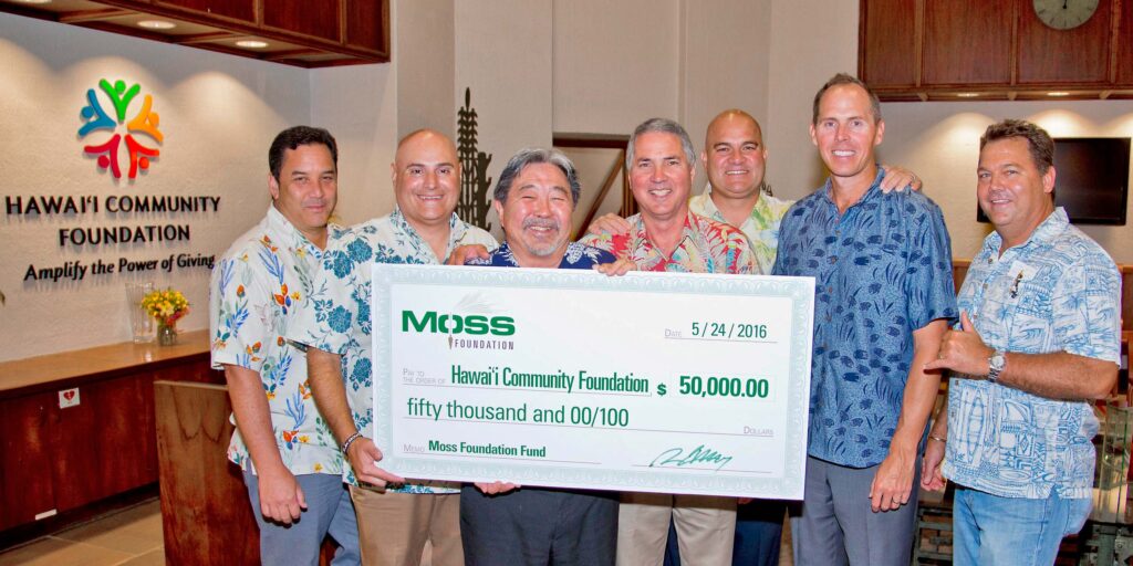 Moss Foundation Donates for Education